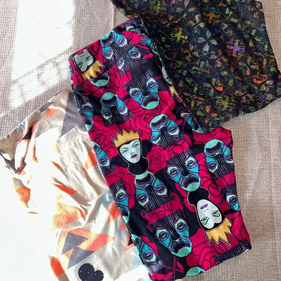 LuLaRoe Colorful Graphic Leggings - Picture 1 of 3